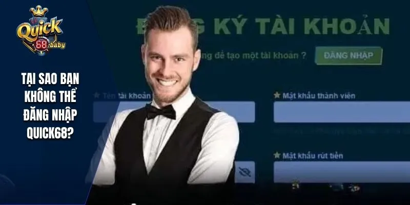 Lý do khi không thể đăng nhập